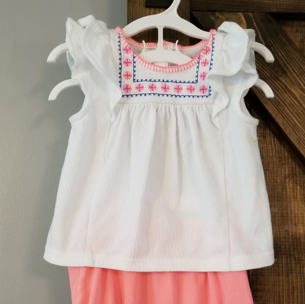 Carter's Embroidered Short Set